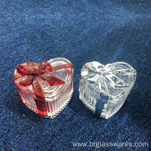 Luxury New Developed Glass Ribbon Trinket Box